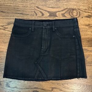 BlankNYC coated denim skirt